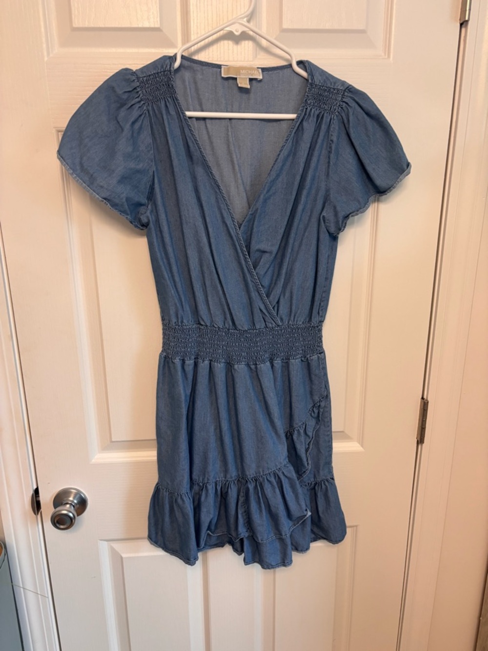 Michael Kors Light Blue Denim Dress